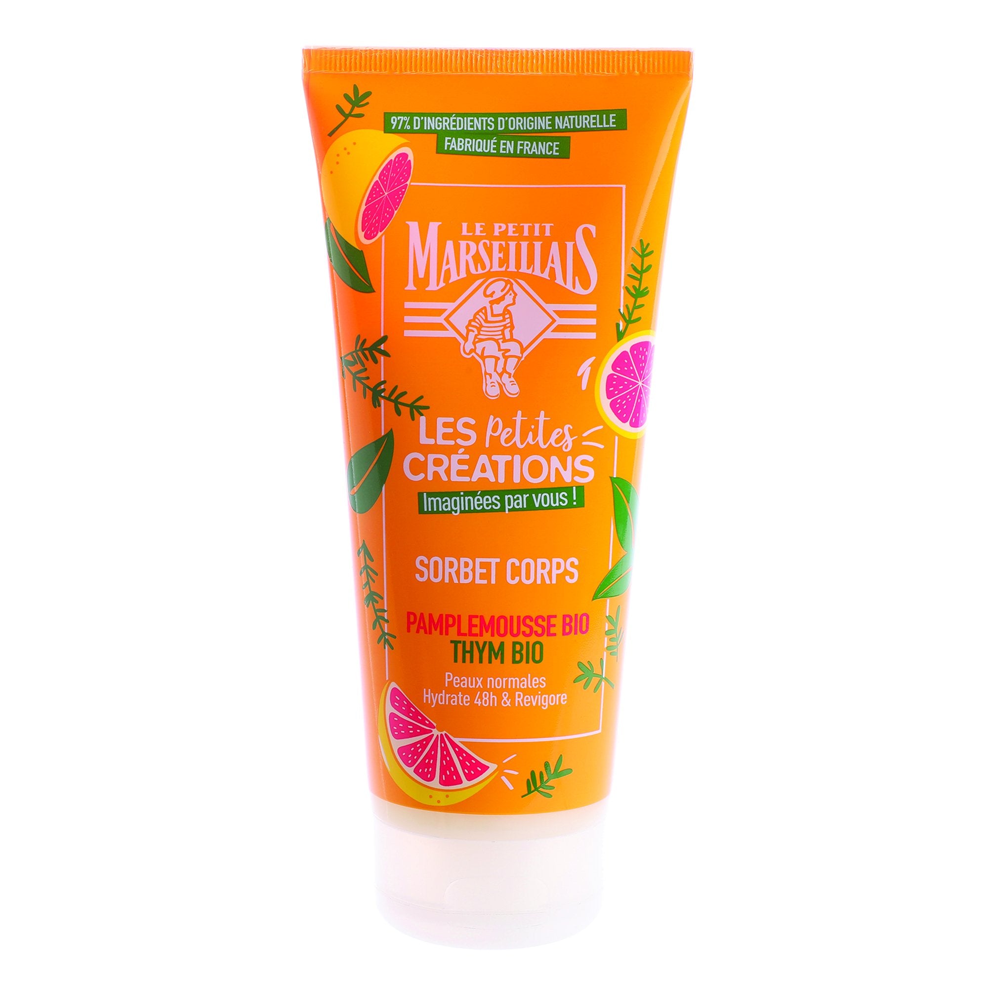 Le Petit Marseillais Sorbet corps pamplemousse thym bio
