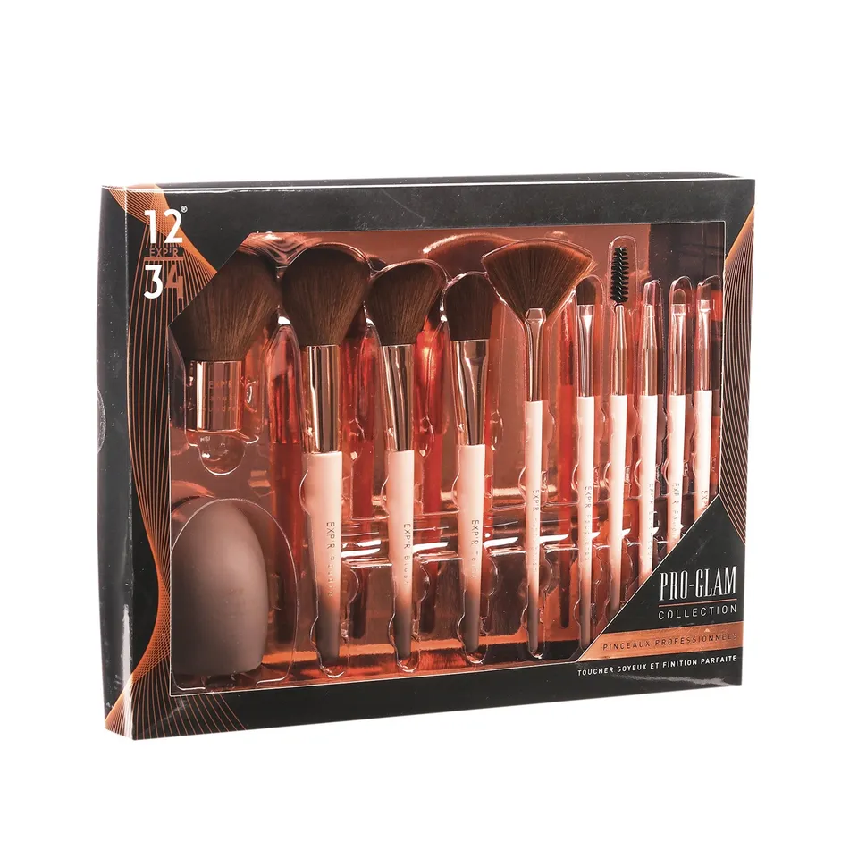 Stokomani coffret 10 pinceaux maquillage + gant