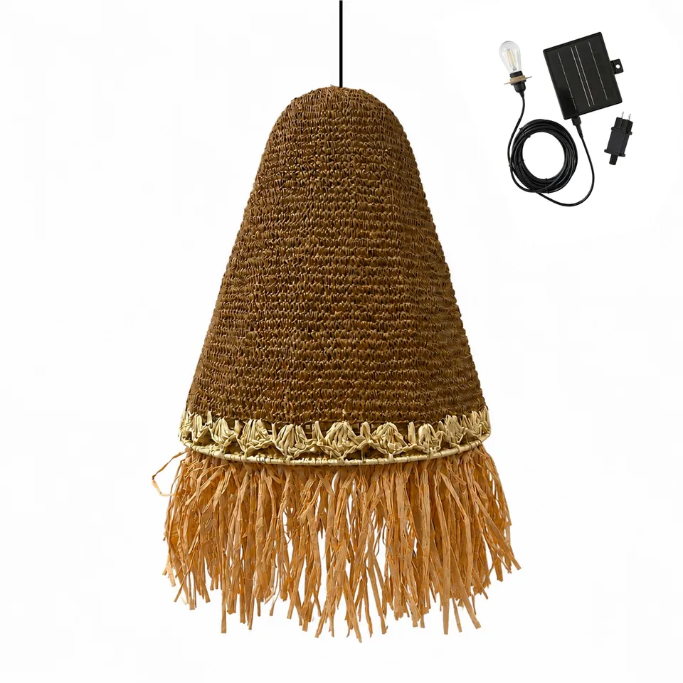 Red Deco Paloma Solar suspension solaire herbe marine 40cm 5m