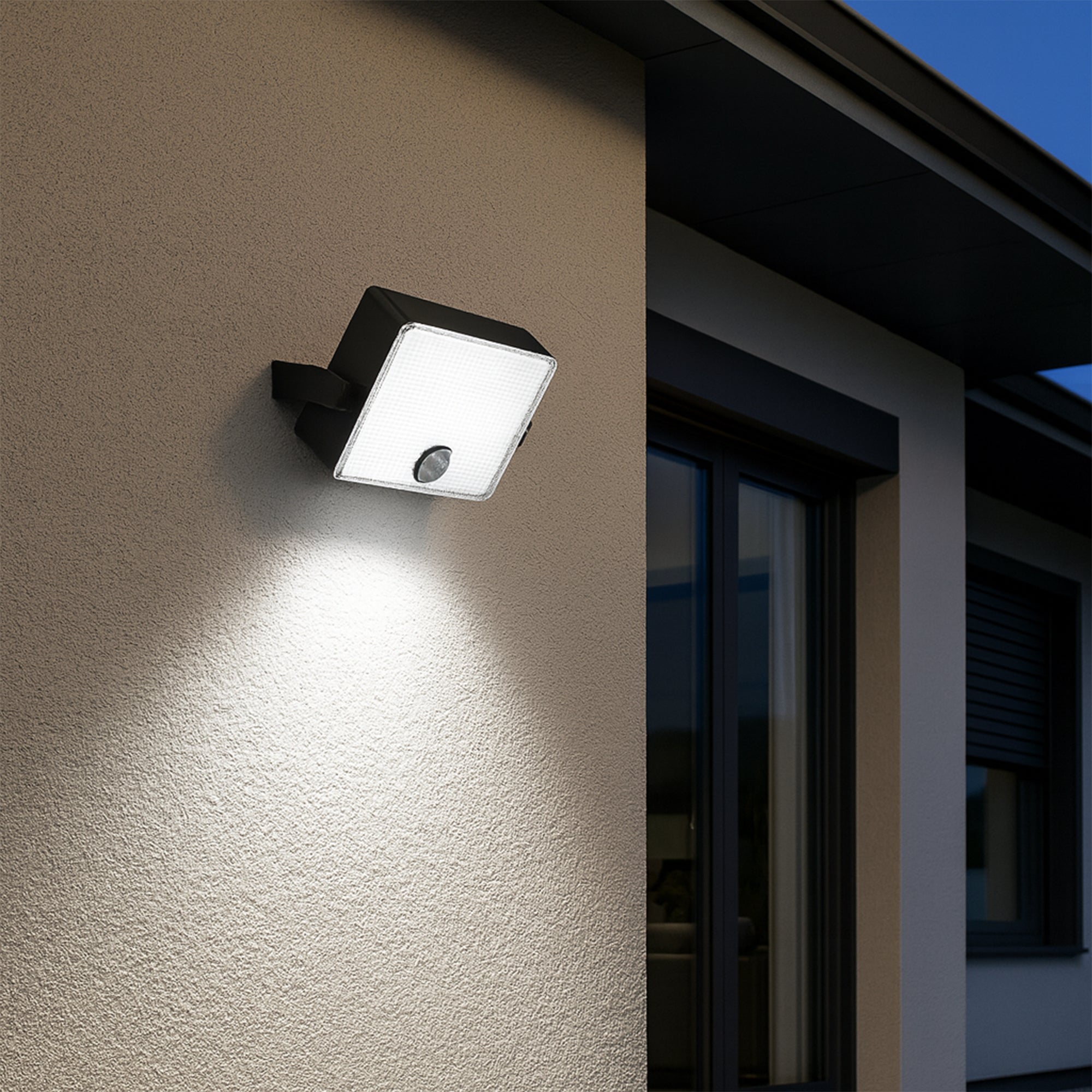 Red Deco Flicky projecteur solaire mural LED blanc froid H15cm