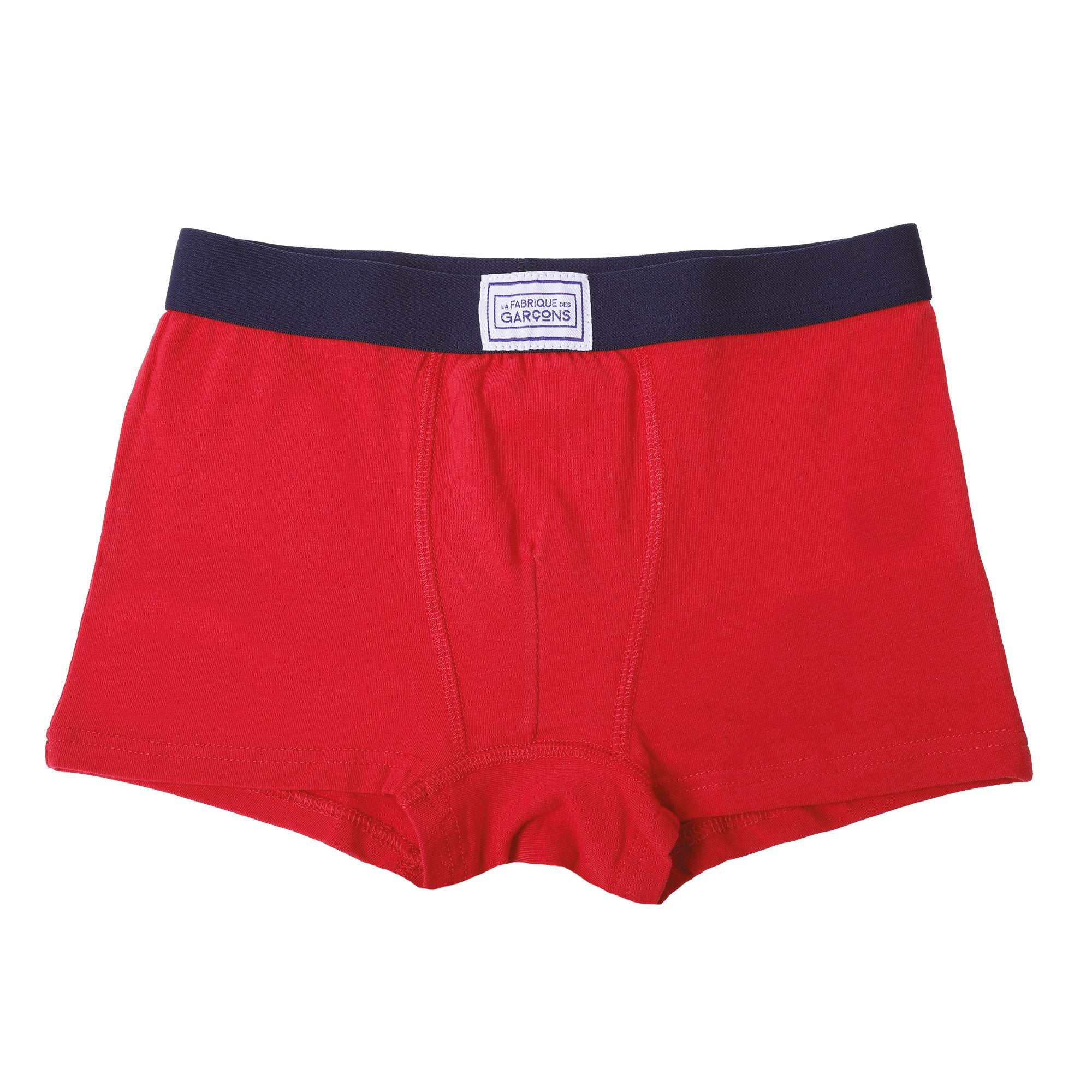 Stokomani Lot 4 boxers coton rouge garçon enfant