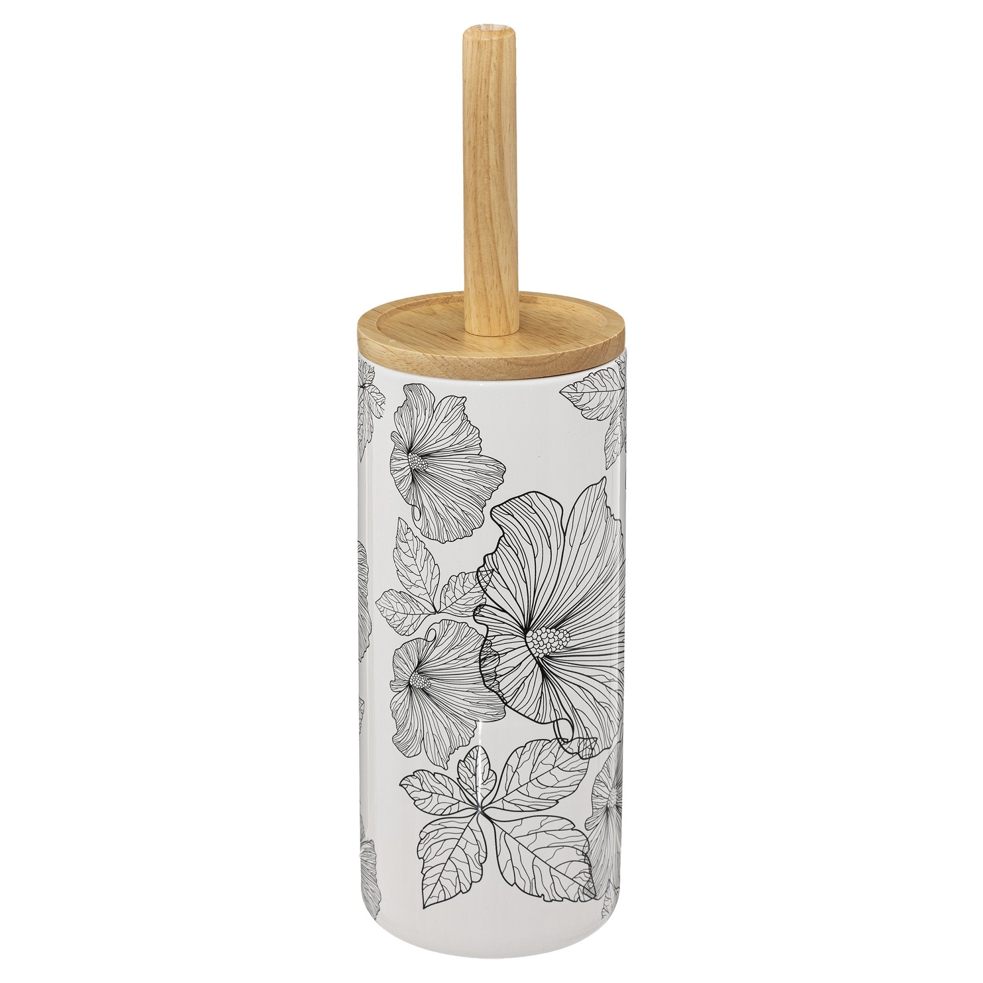 Stokomani Brosse WC à fleurs déco salle de bain