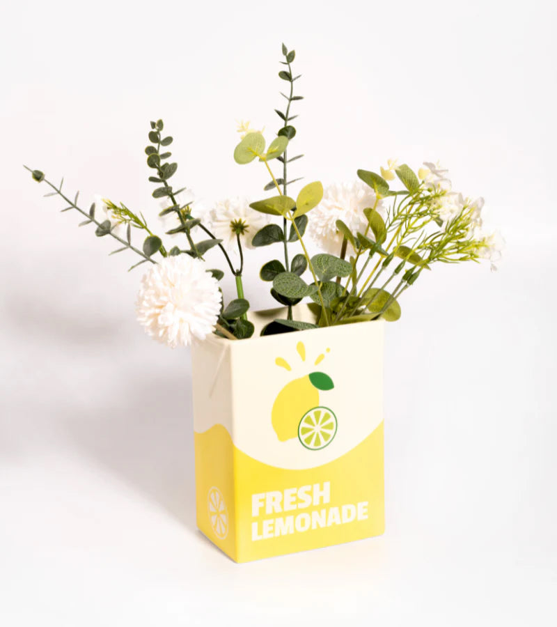 L'avant gardiste Vase Fresh Limonade brique déco pop