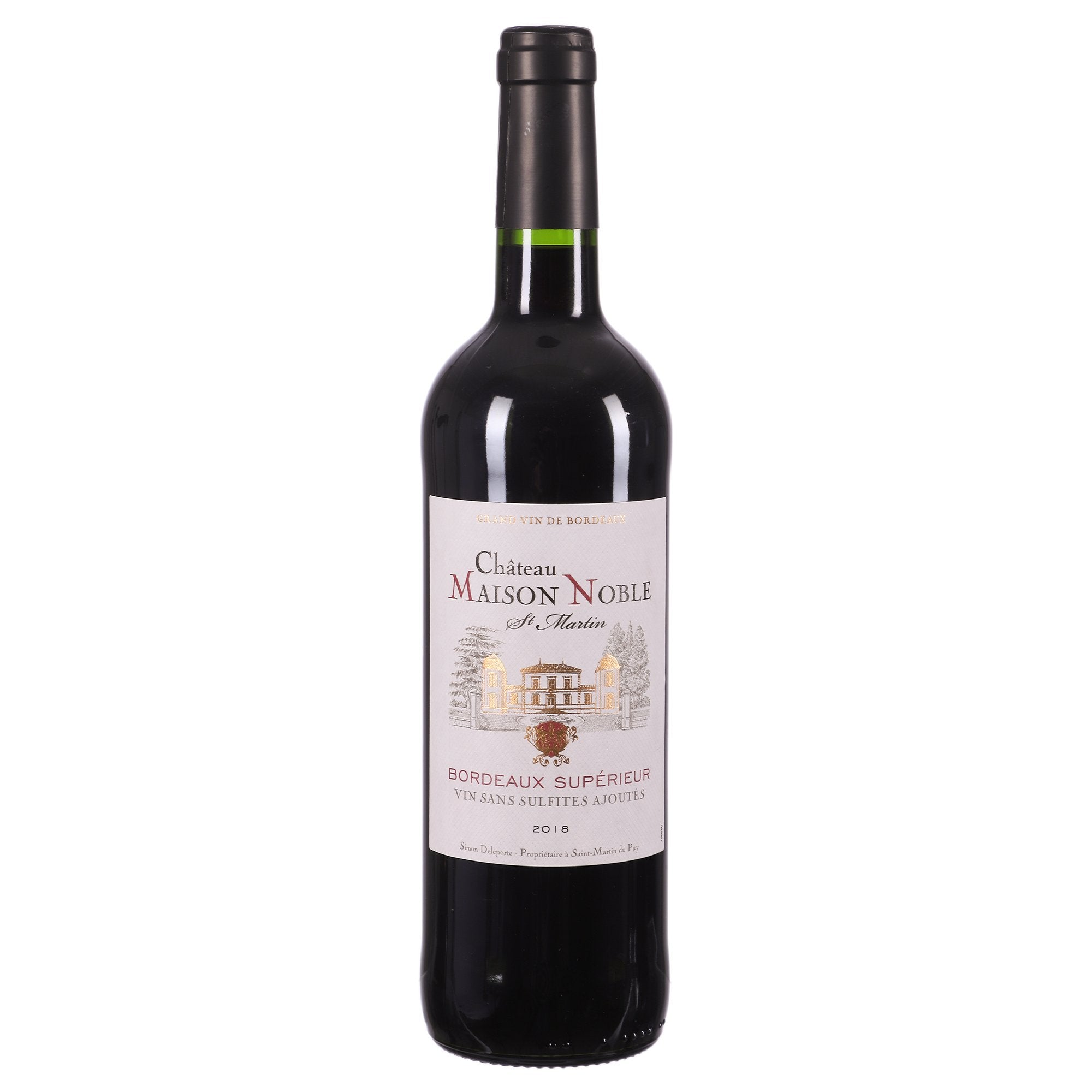 Château Maison Noble St Martin vin rouge AOP 2018 14,5%