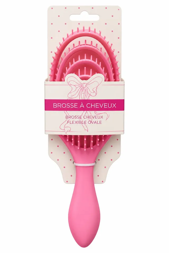 Stokomani Beauté et bien-être brosse à cheveux flexible grand modèle