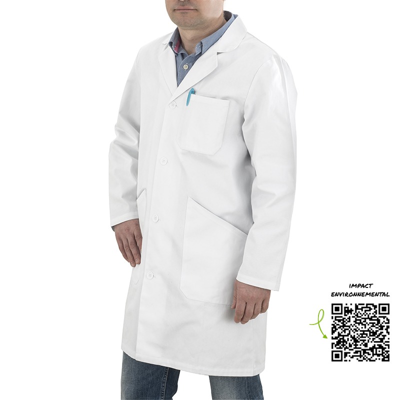 Safe Tool Blouse blanche 240 g/m² L avec cintre