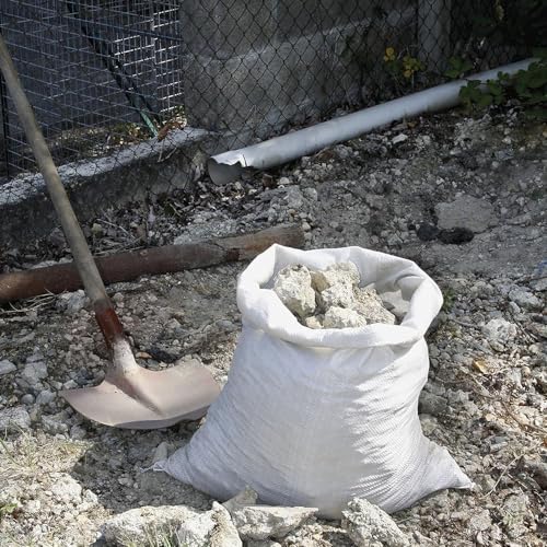 Shop-Story Rubbag lot 5 sacs 70 L blanc 30 kg polypropylène
