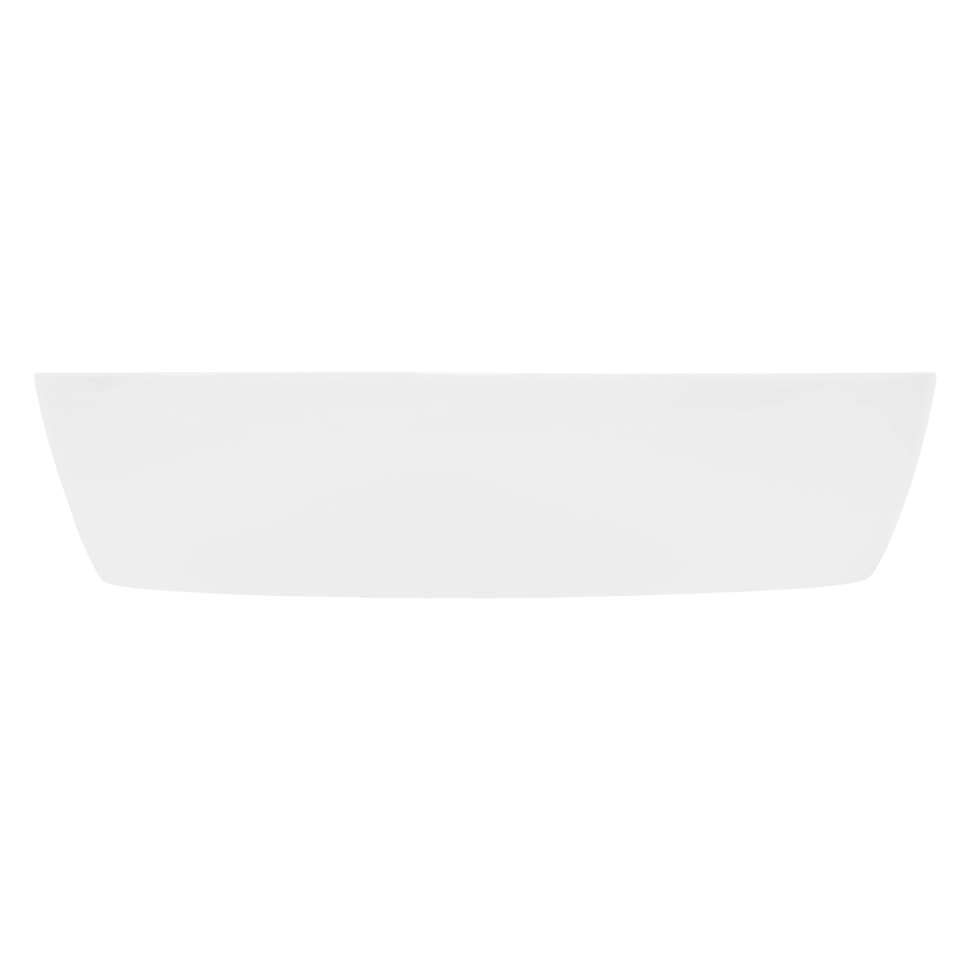 LuxeBath 60,5 cm vasque blanche céramique avec bonde chromée