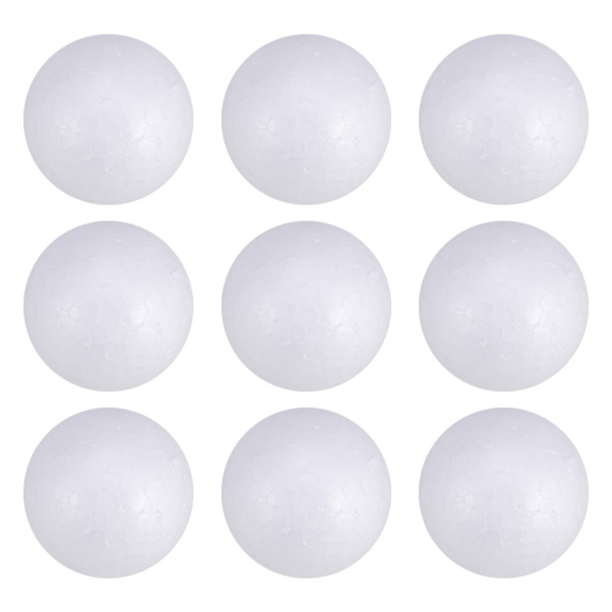 Milisten ART CRAFTS Boules Mousse Taille 5 x50 Boules Polystyrène Blanc