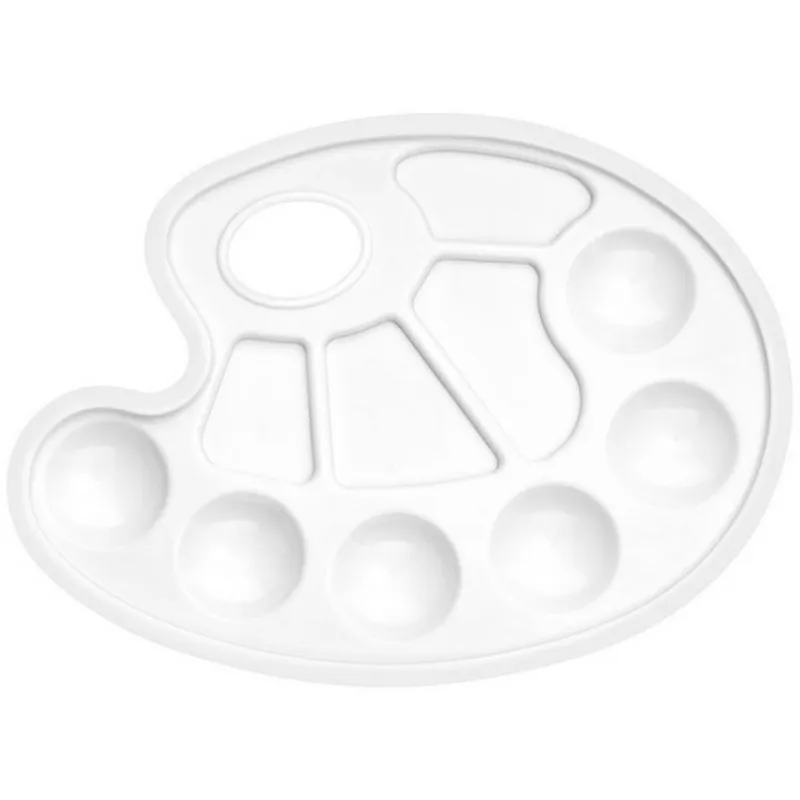 Safe Tool Activités créatives palette peintre ovale plastique