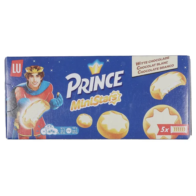 Stokomani Épicerie Biscuits Ministars cœur chocolat blanc