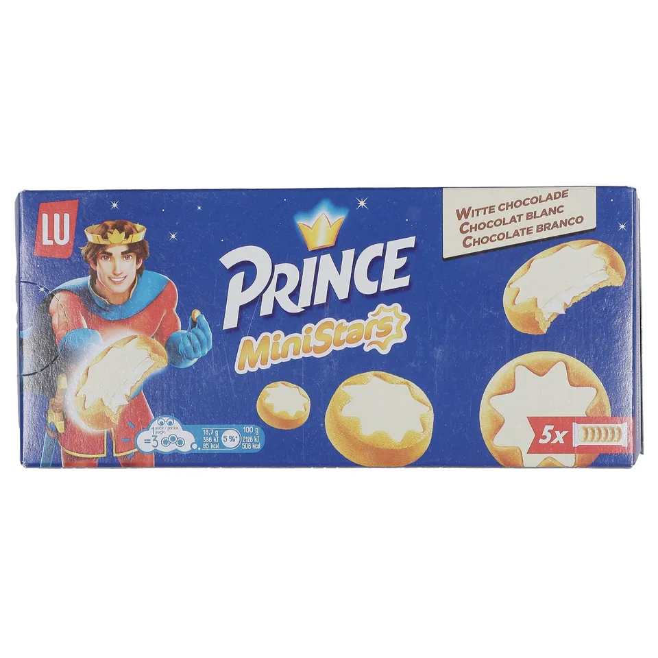 Stokomani Épicerie Biscuits Ministars cœur chocolat blanc