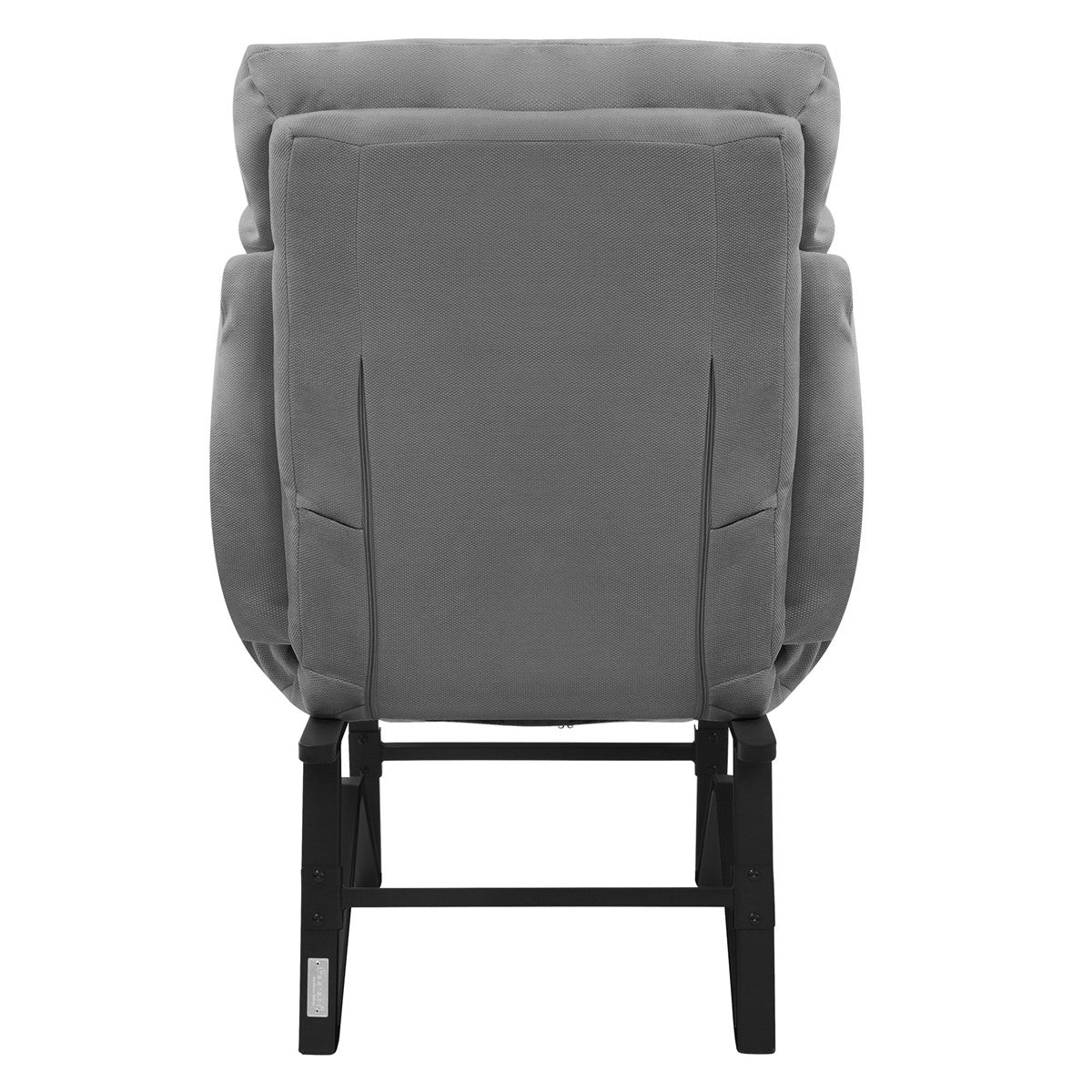 ML-Design fauteuil relax lin gris accoudoirs inclinable