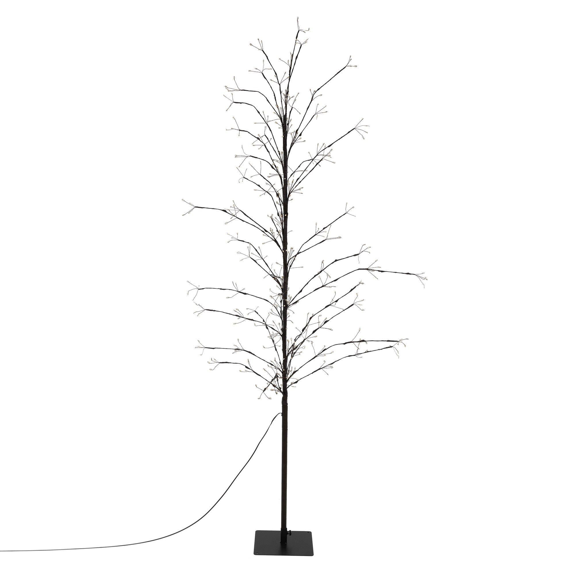 ECD Germany sapin LED blanc chaud 120 cm déco Noël IP44