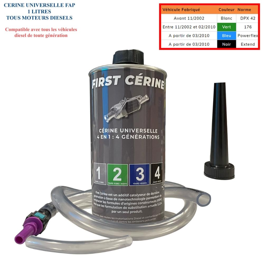 Shop-Story First FAP cérine universelle 1L diesel kit remplissage