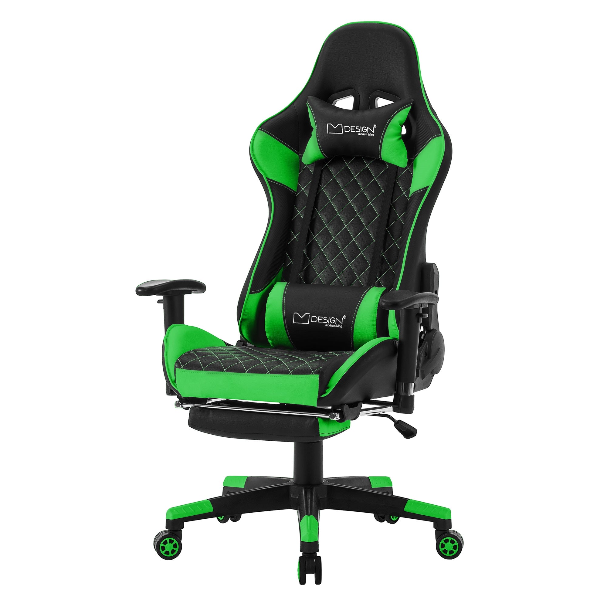 ECD Germany Möbel chaise gaming noire simili cuir