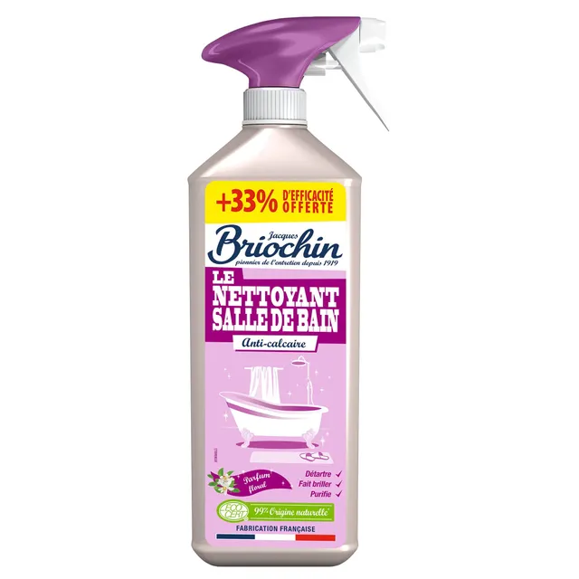 Pistolet nettoyant salle de bain 3 en 1 Ecocert +33%