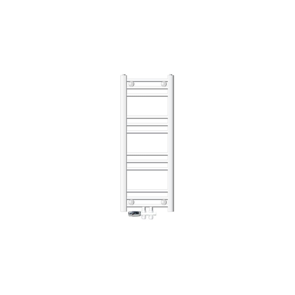 ECD Heizungen Sahara 300x800 sèche-serviettes blanc droit avec kit