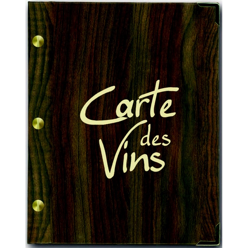 Safe Tool Fournitures de bureau carte des vins 23,5 x 18,5 cm