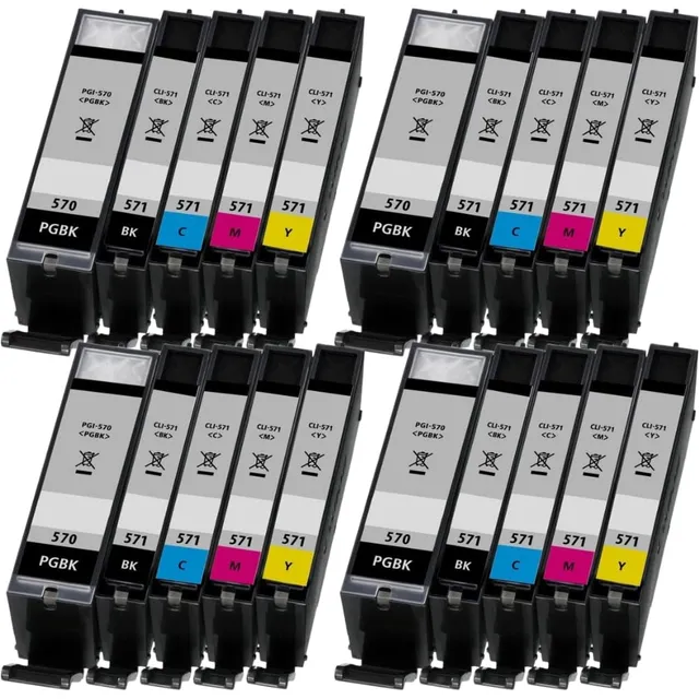 Shop-Story High-Tech 570/571XL cartouche encre compatible Canon lot 20