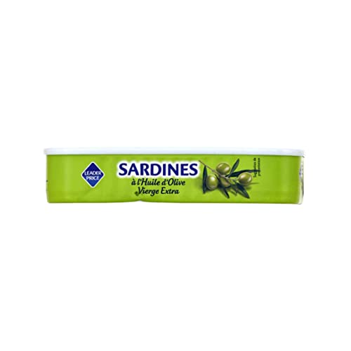 Leader Price Sardines à l'huile d'olive conserve 80,5g