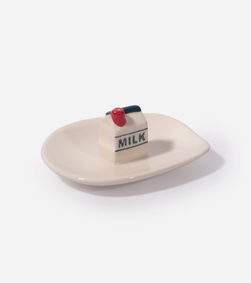 L'avant gardiste porte-encens brique de lait trompe-l'œil