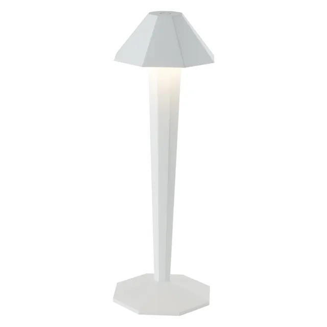 Red Deco Krypton White lampe table sans fil tactile dimmable