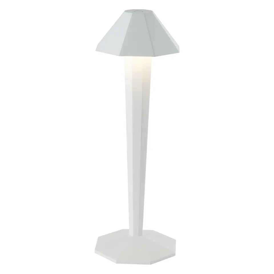 Red Deco Krypton White lampe table sans fil tactile dimmable