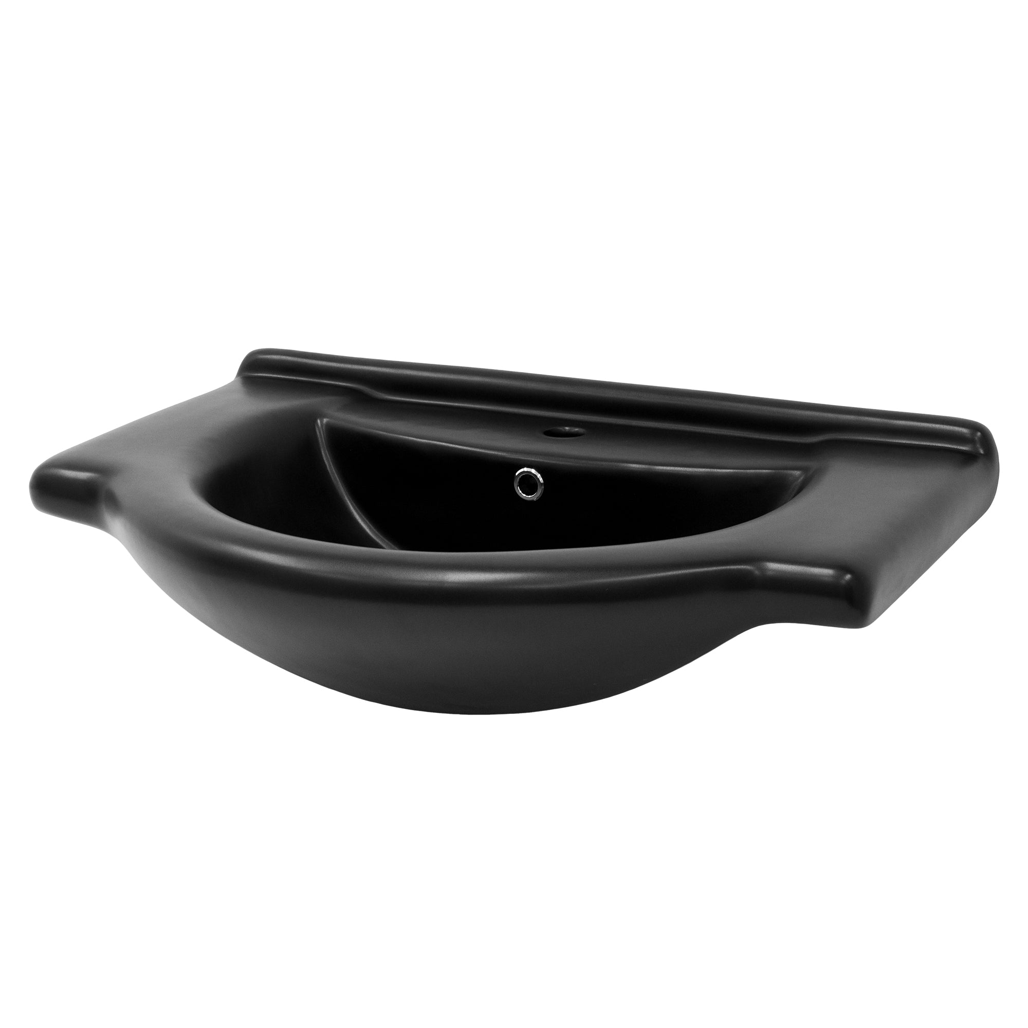 ECD Germany LuxeBath lavabo céramique ovale blanc à encastrer