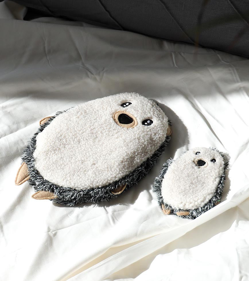 L'avant gardiste Bouillotte hérisson peluche chauffante micro-ondes