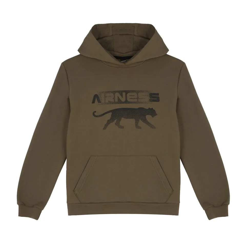 Airness sweat à capuche enfant kaki 14A capuche doublée