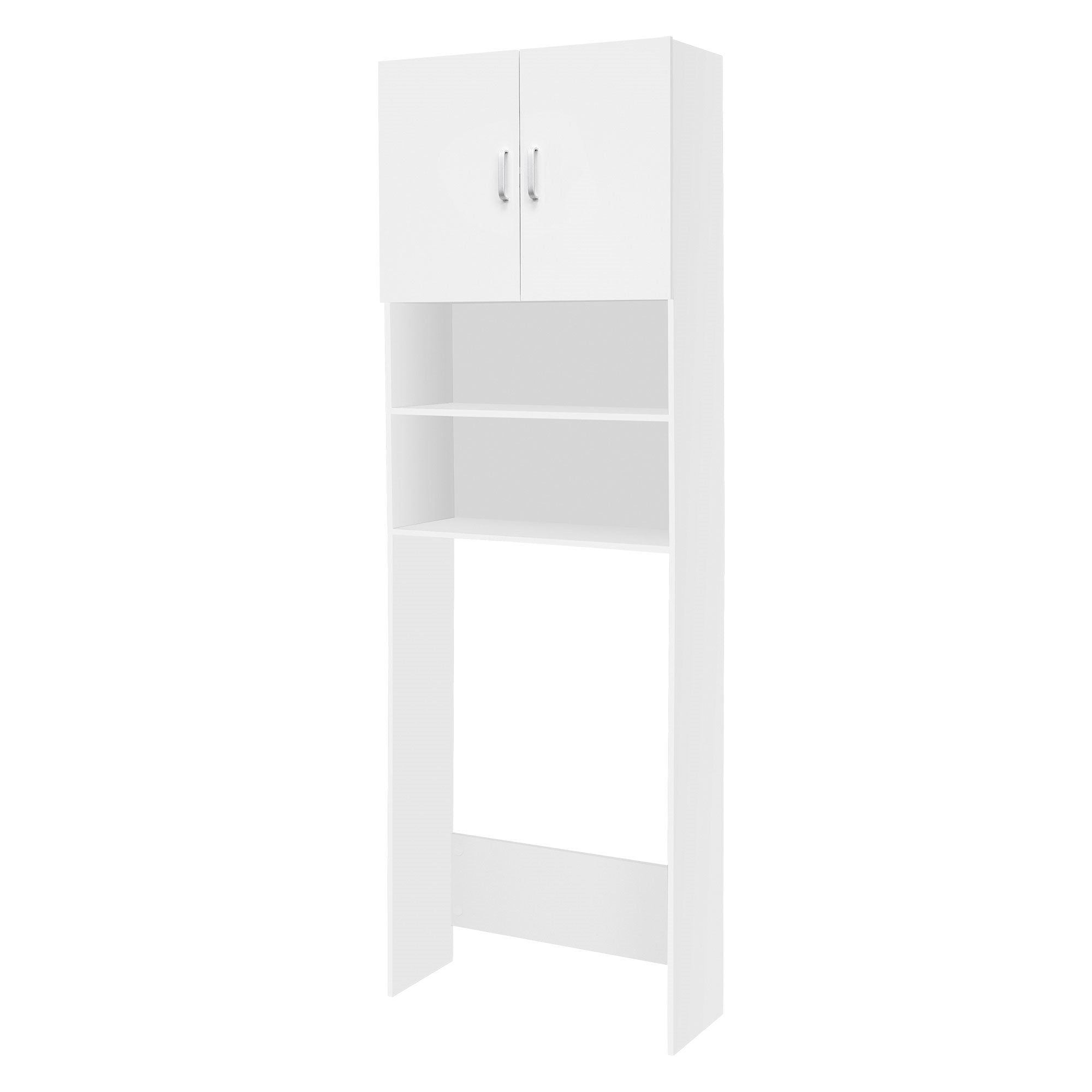 ECD Germany Möbel Meuble lave-linge 2 portes anthracite mélaminé