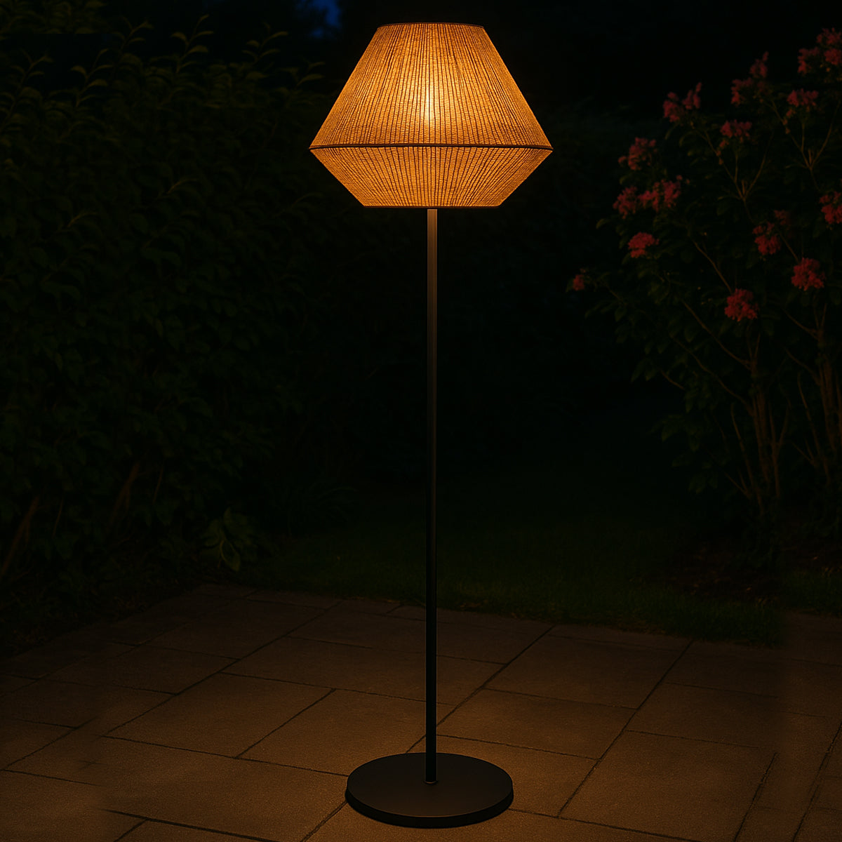 Red Deco Darson lampadaire sans fil 151cm jute RGB