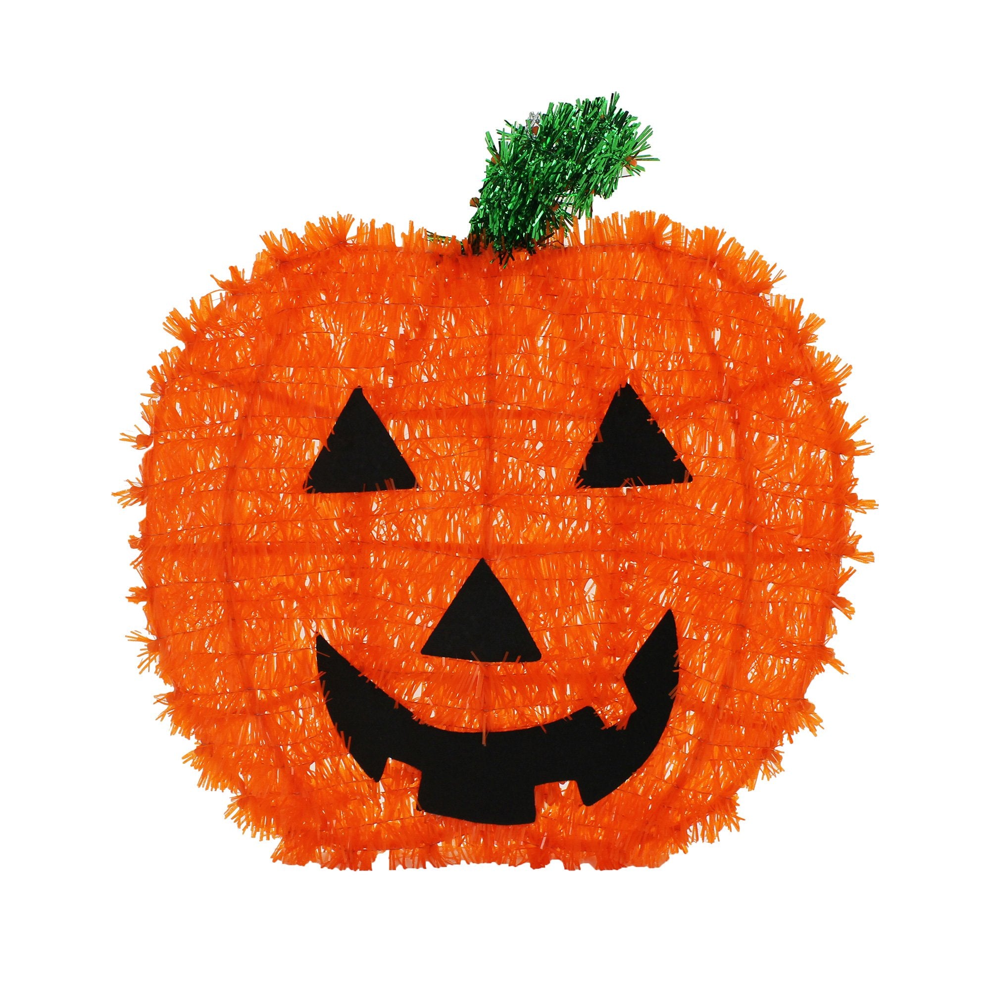 Stokomani décoration relief Halloween orange 35x27 cm