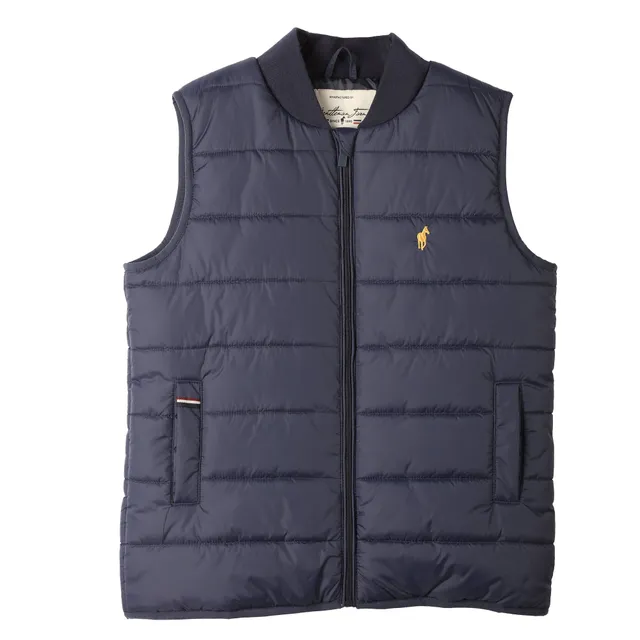 Doudoune Sans Manche Bleu Foncé Enfant 03A-12A