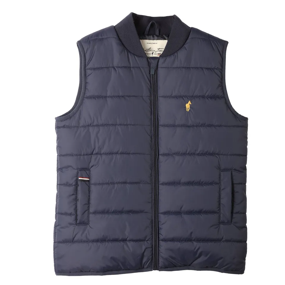 Doudoune Sans Manche Bleu Foncé Enfant 03A-12A