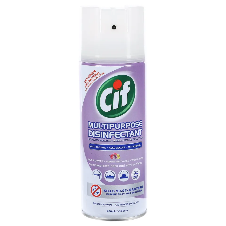 Spray désinfectant multi-usages parfum floral