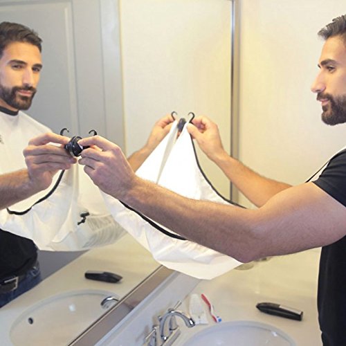 Shop-Story Bien-être bavoir tablier barbier blanc ventouses