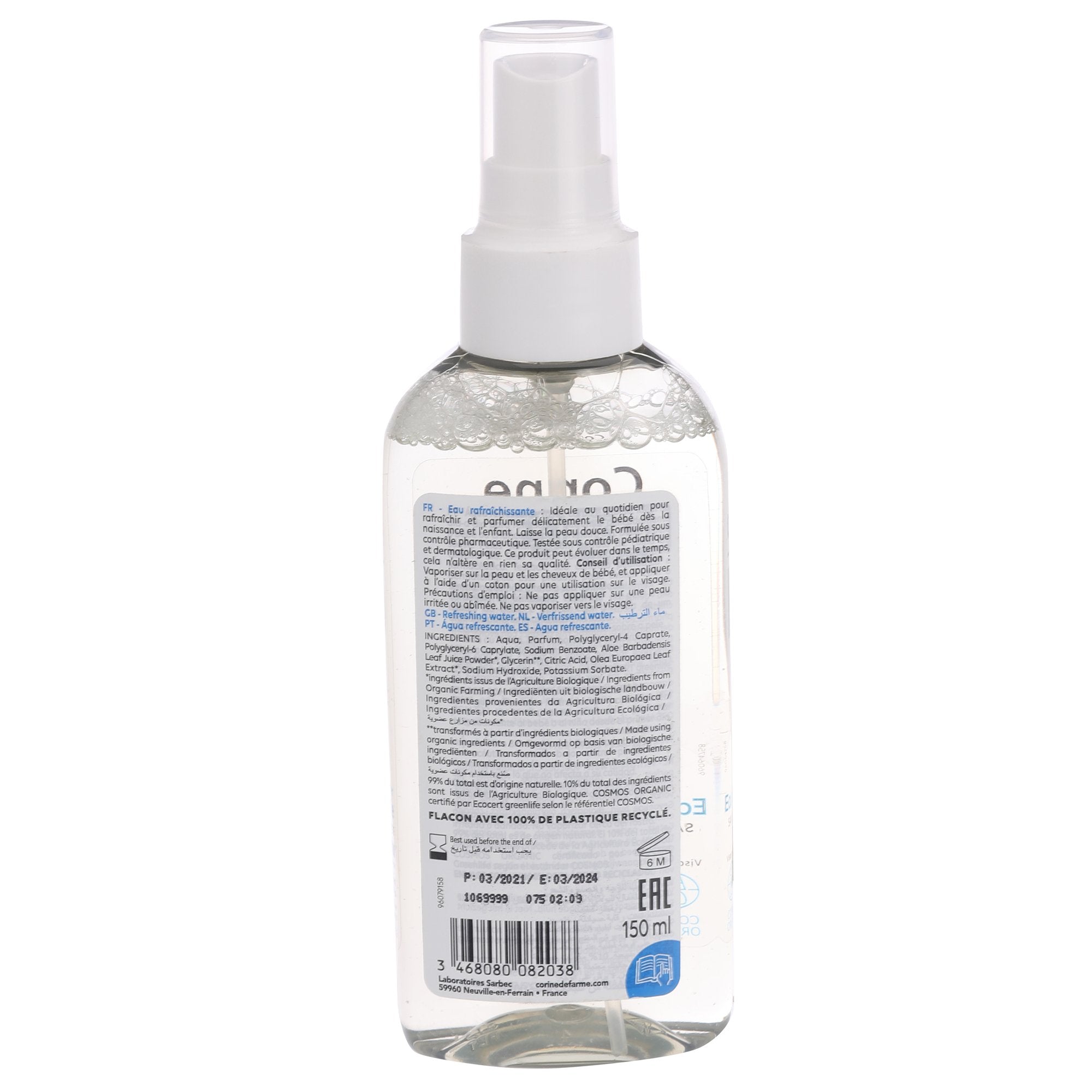 Stokomani Beauté spray eau rafraîchissante visage corps cheveux