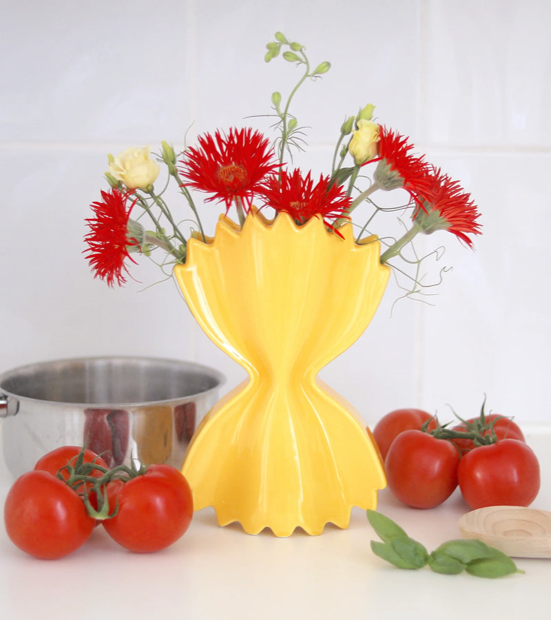 L'avant gardiste Farfalle vase pâte déco Italie