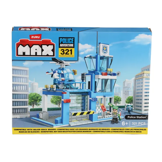 Max station de police jeu de construction 321 briques