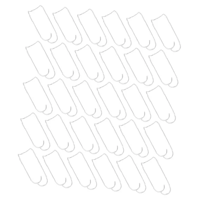 Milisten Boucles Treillis Métal Argenté 30 Pièces Jardin
