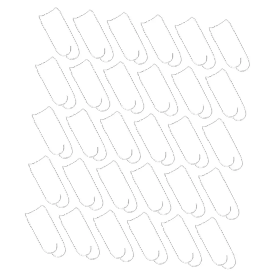 Milisten Boucles Treillis Métal Argenté 30 Pièces Jardin