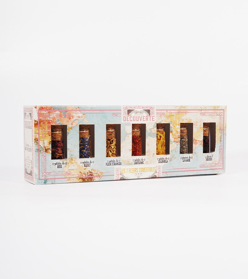 L'avant gardiste L'épicerie Coffret découverte 7 fleurs comestibles
