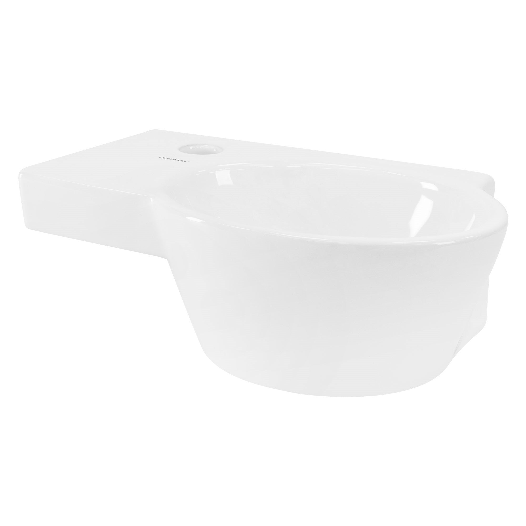 ECD Germany Sanitär lave-mains 37,5x19x14 cm céramique blanc