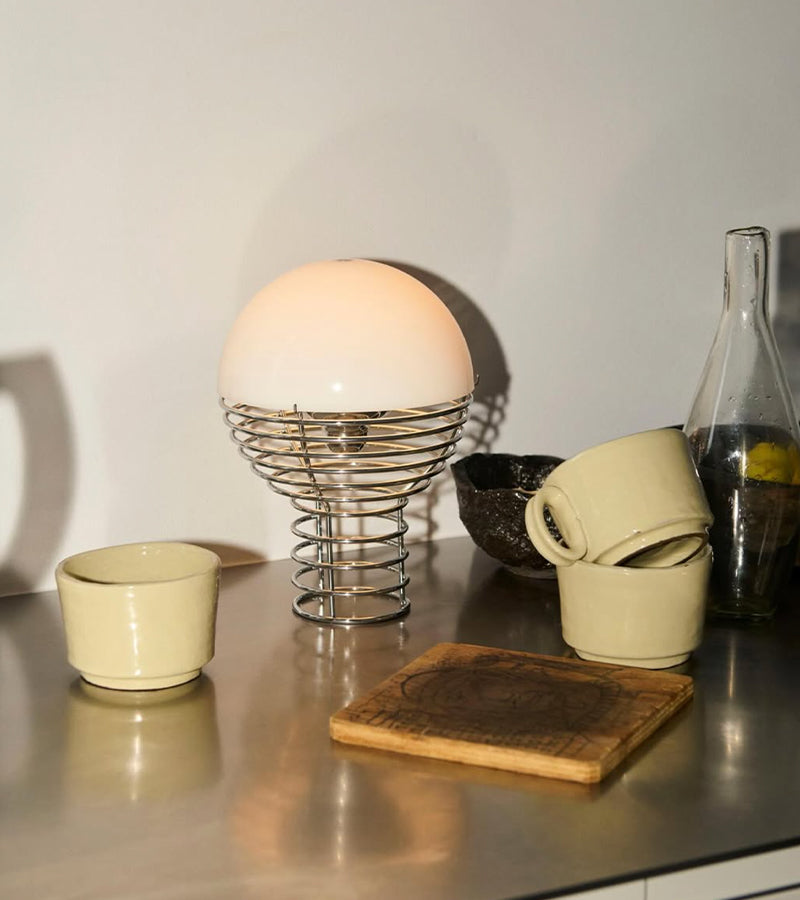 Verpan Wire Portable lampe sans fil blanc design