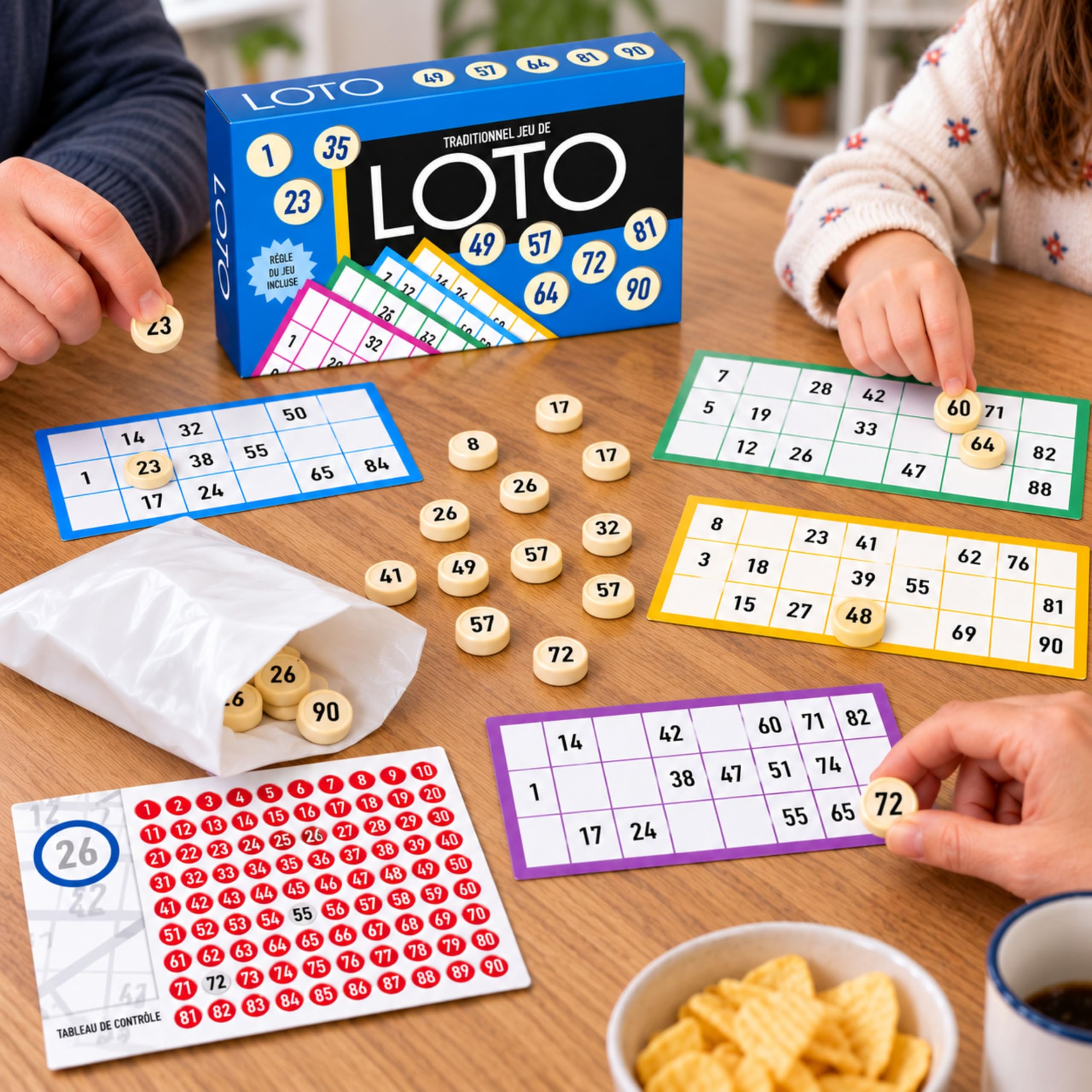 Shop-Story Loisirs jeu loto voyage 36 cartons 18x11cm