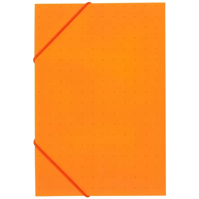 Safe Tool Fournitures de bureau chemise 3 rabats A4 PP orange