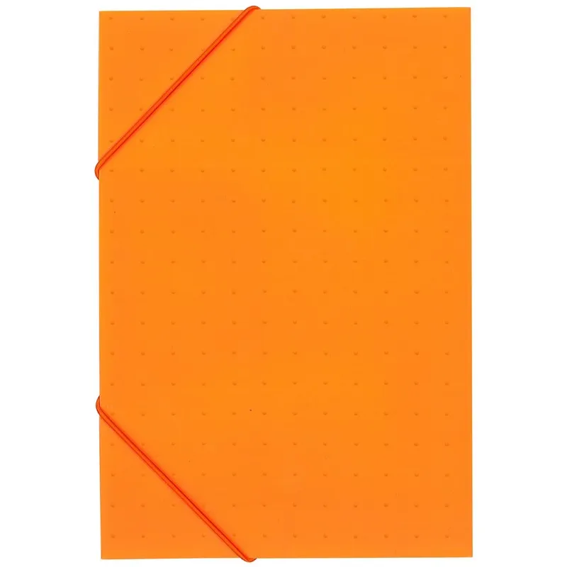 Safe Tool Fournitures de bureau chemise 3 rabats A4 PP orange