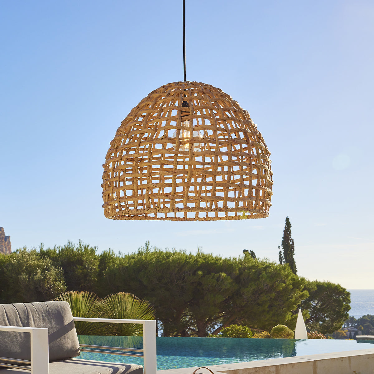 Red Deco Amadeo Outdoor Cable suspension jacinthe 5m bohème